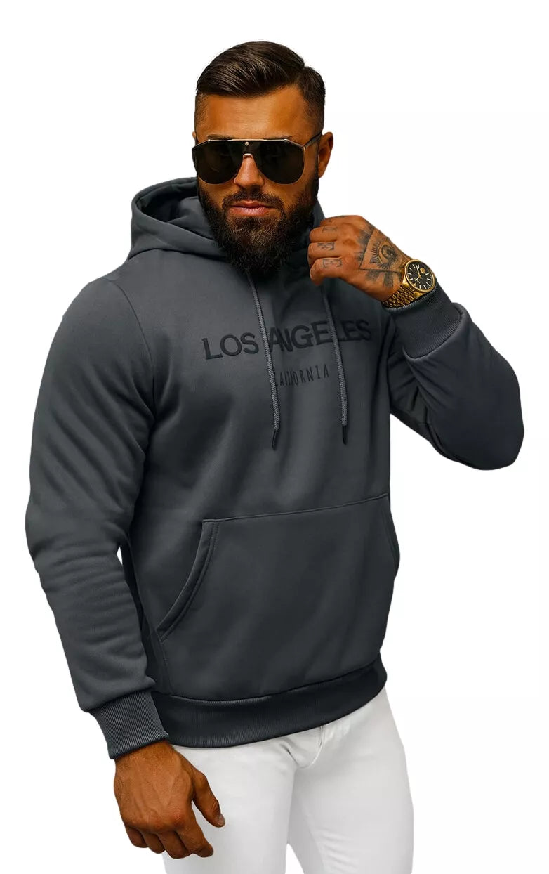 Vyriškas raudonas džemperis Los Angeles