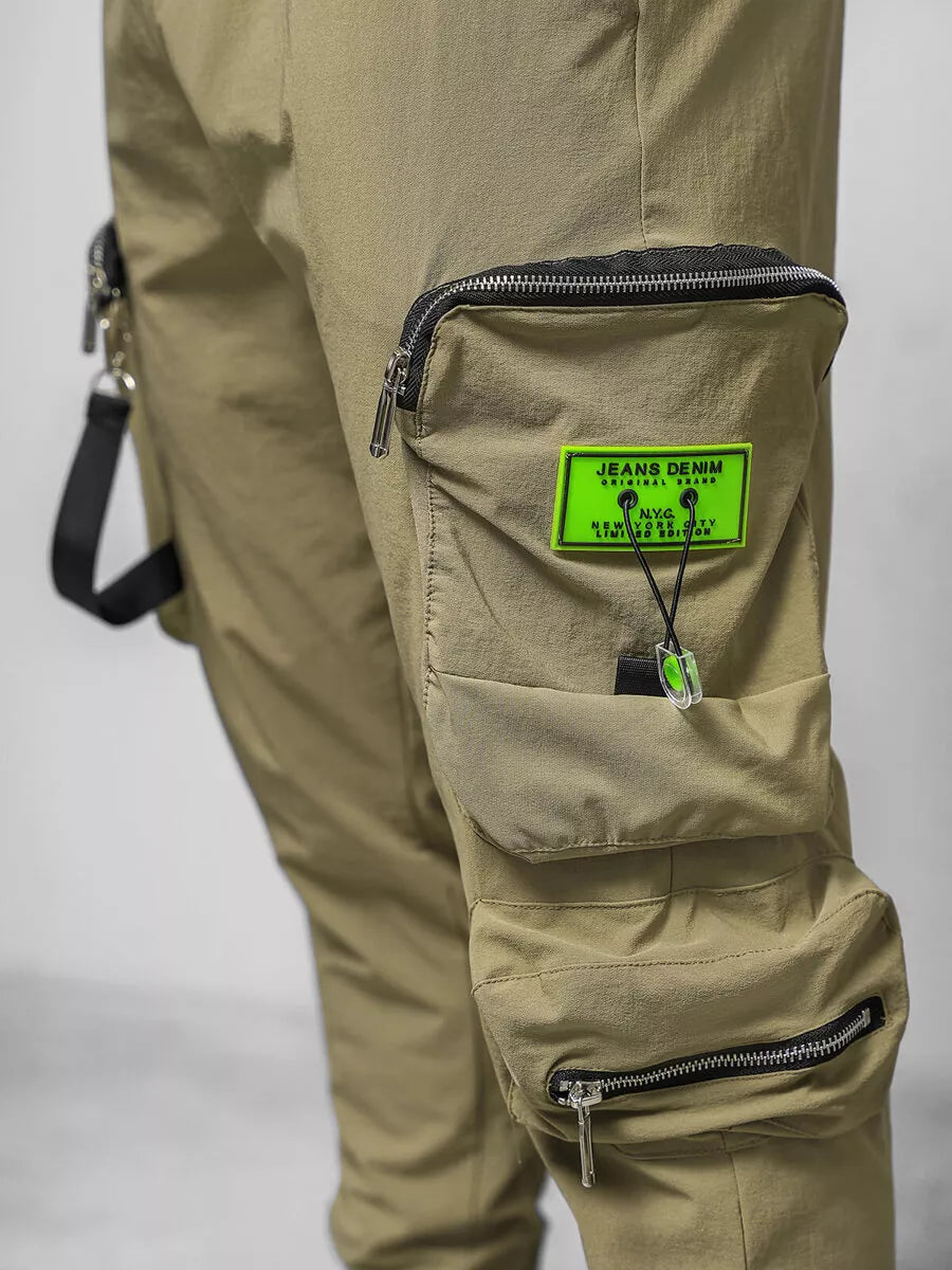 Vyriški smėlio spalvos jogeriai Simos