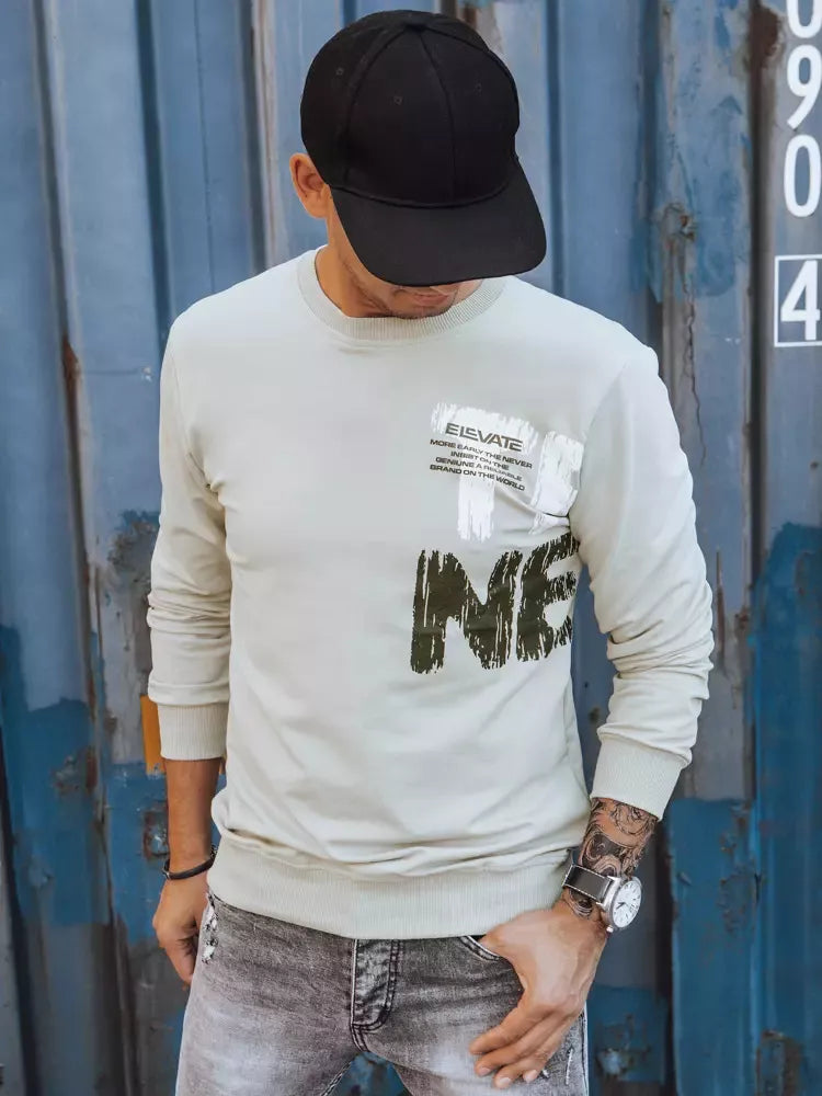 Vyriškas smėlinis džemperis Vate