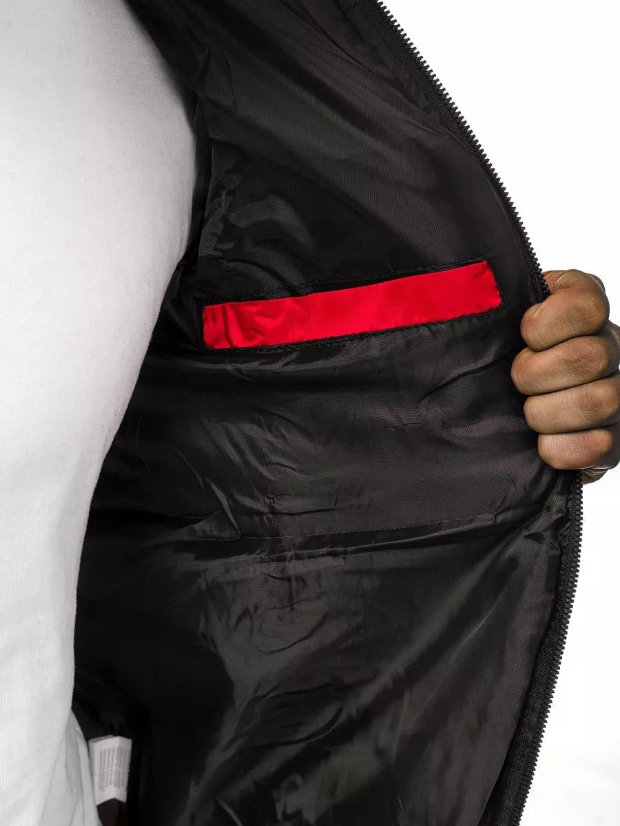 Vyriška dygsniuota raudona striukė Minti