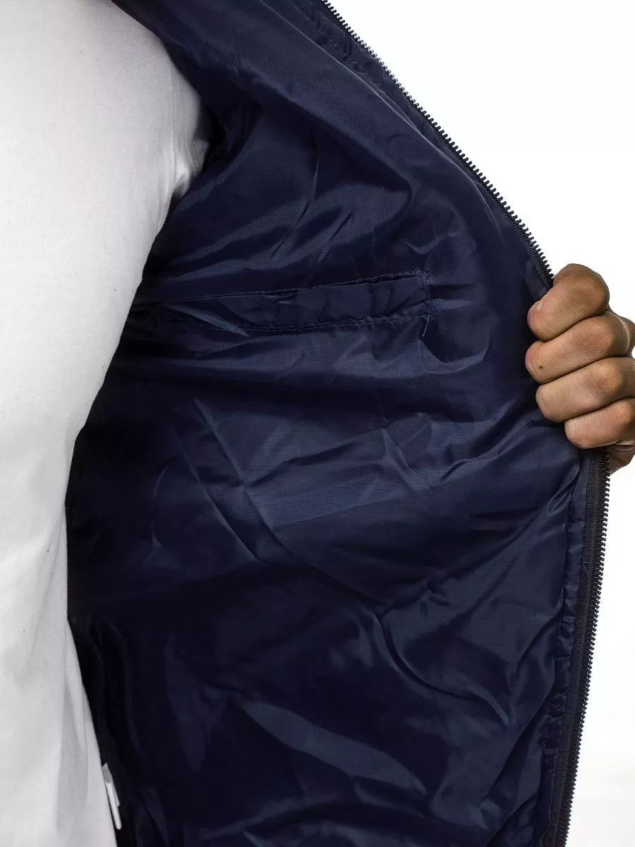 Vyriška dygsniuota tamsiai mėlyna striukė Minti