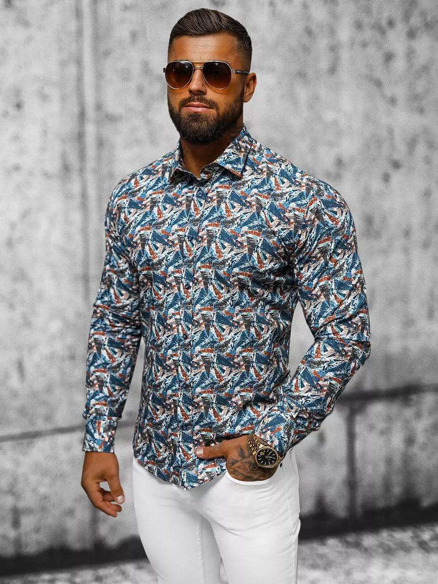 Vyriški stilingi marškiniai Butil