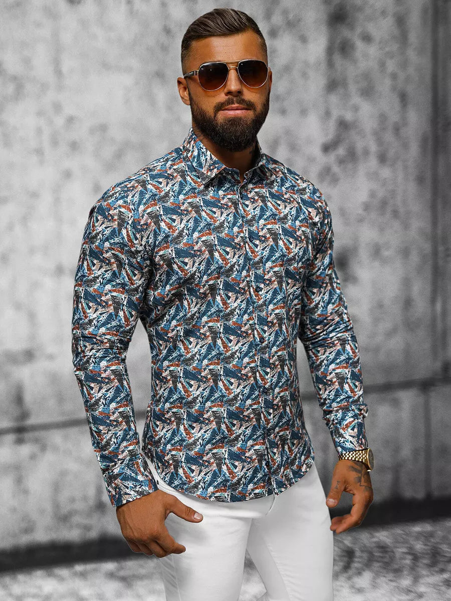 Vyriški stilingi marškiniai Butil