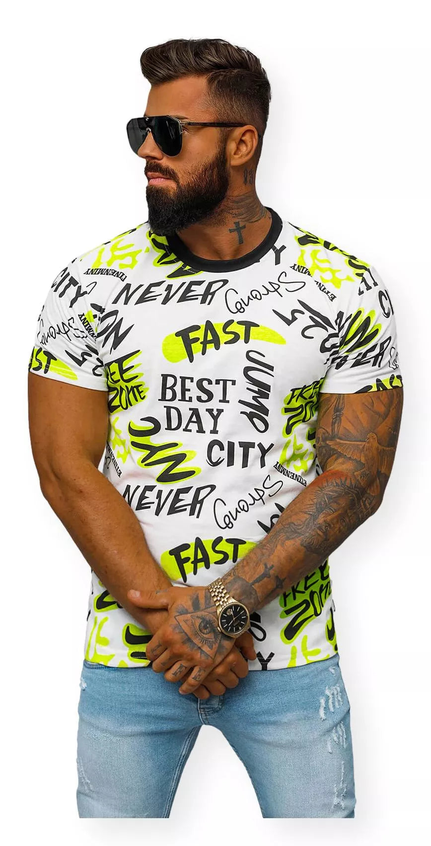 Vyriški marškinėliai su spauda Fast