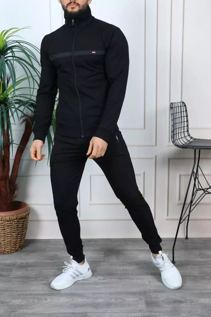 Vyriškas sportinis komplektas juodas Orest