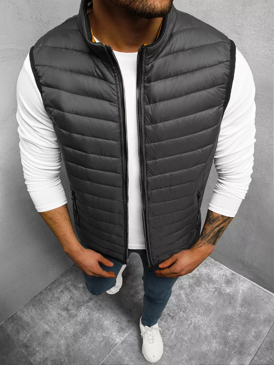 Vyriška tamsiai pilkos spalvos liemenė Tirol