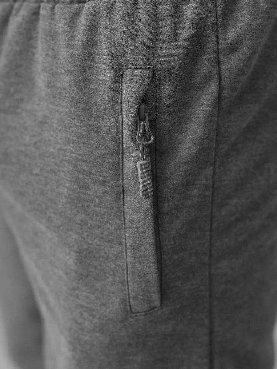 Vyriški tamsiai pilkos spalvos šortai Emir