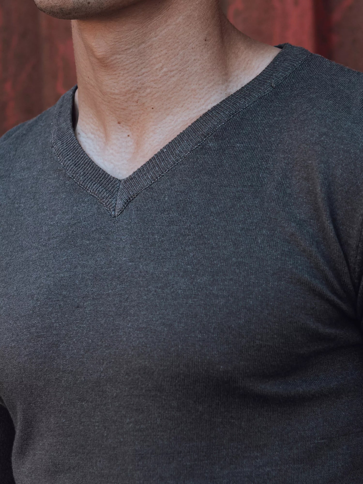 Tamsiai pilkas vyriškas megztinis Henri