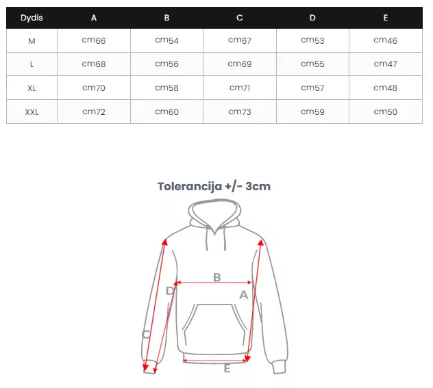 Vyriškas tamsiai pilkas džemperis Never give up