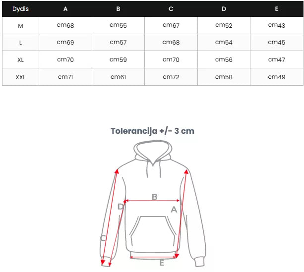 Vyriškas juodas džemperis Oven