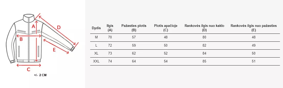 Vyriška tamsiai mėlynos spalvos striukė Tiful