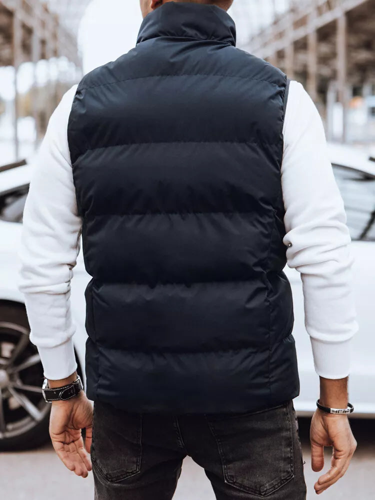 Vyriška tamsiai mėlyna liemenė Novar