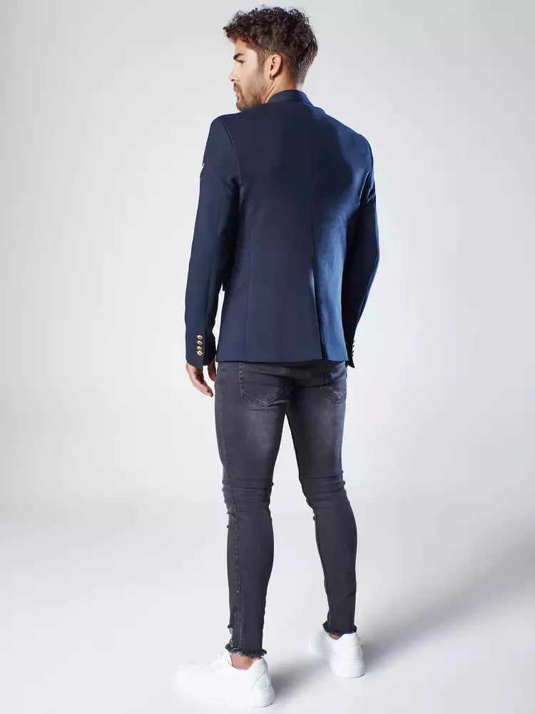 Vyriškas tamsiai mėlynas švarkas Pilot