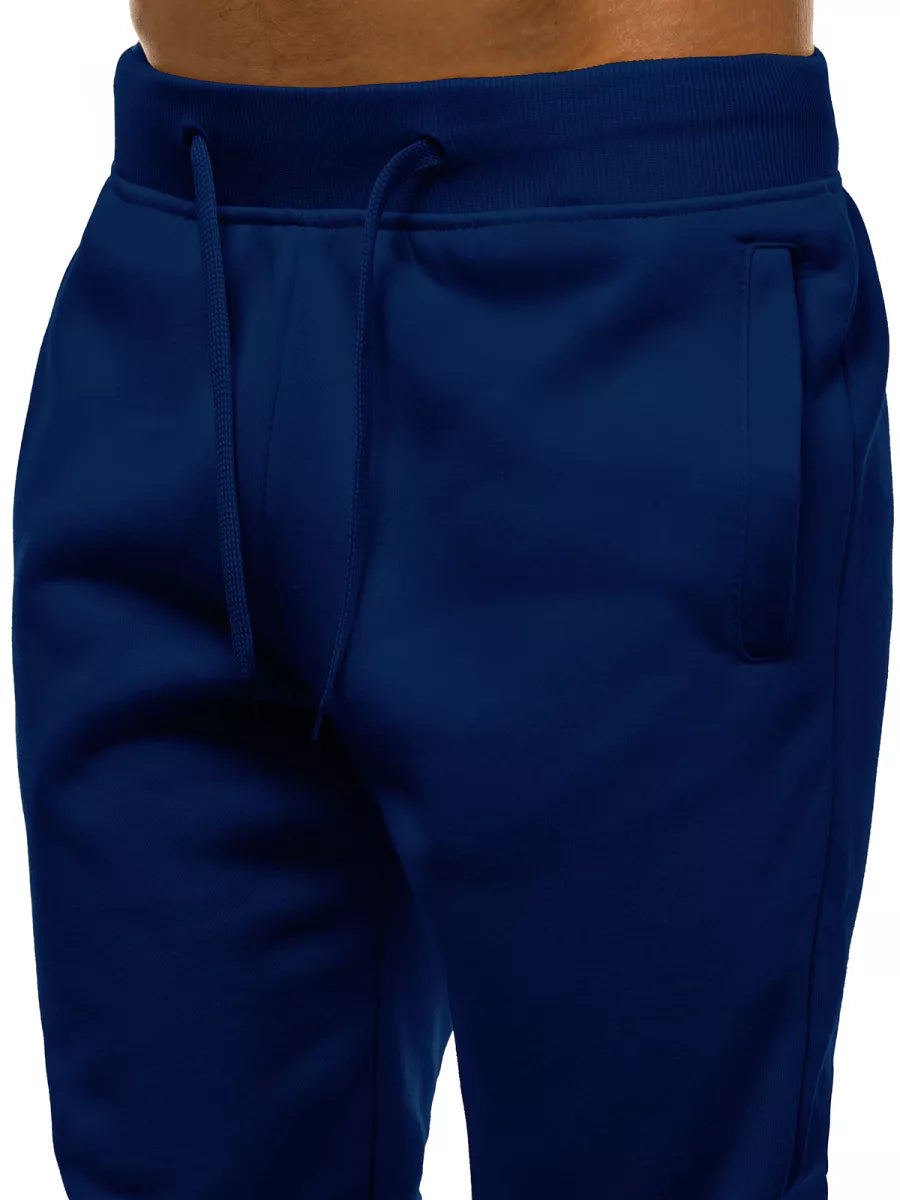 Vyriškos tamsiai mėlynos laisvalaikio kelnės Sergo