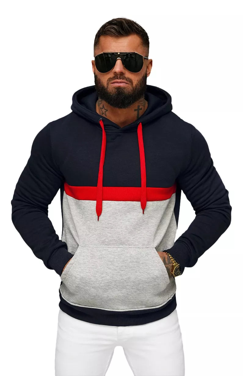 Vyriškas tamsiai mėlynas džemperis Ovil