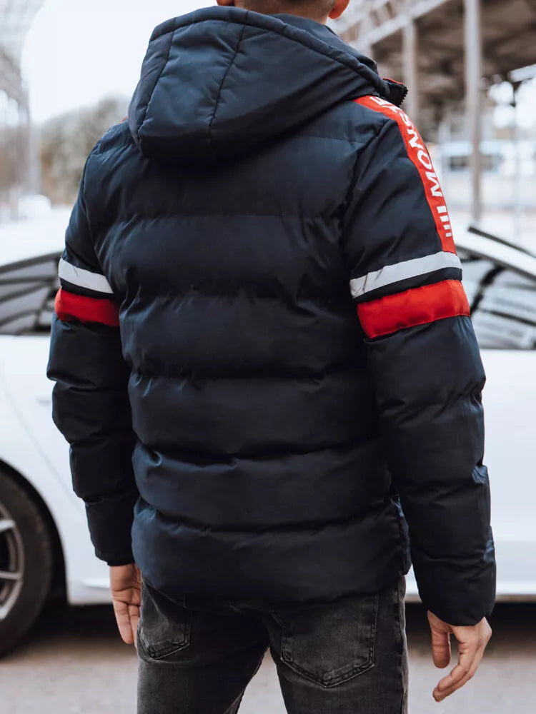 Mėlyna vyriška žieminė strukė Noris