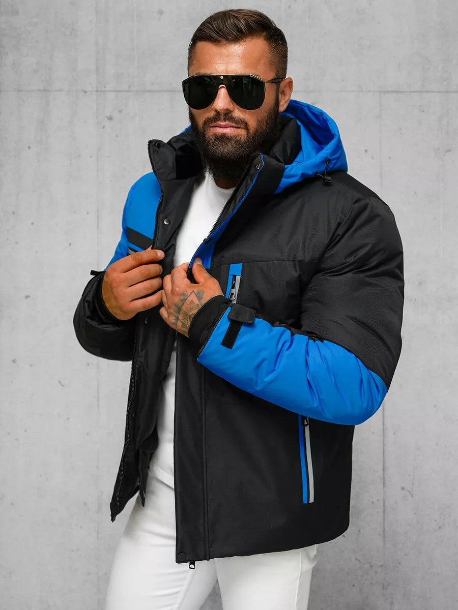 Vyriška mėlyna striukė Sater