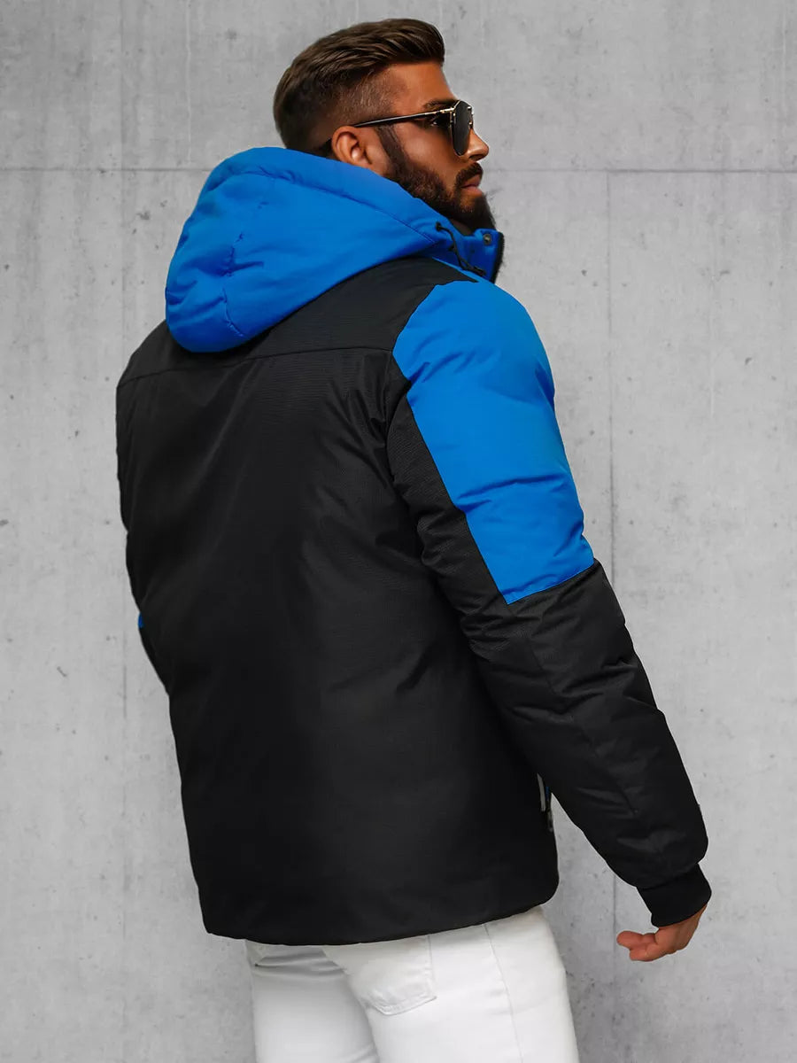 Vyriška mėlyna striukė Sater