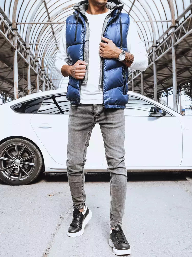 Vyriška mėlynos spalvos liemenė Viko