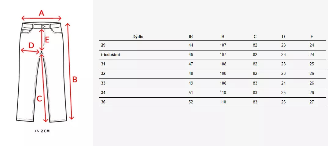 Vyriški mėlyni džinsai  Skull