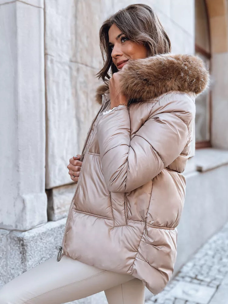 Rusva moteriška striukė Sparkle