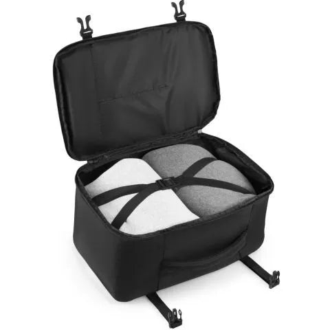 Juoda kelioninė kuprinė Airplane