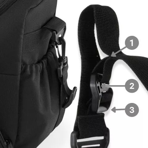 Vežimėlio juodas krepšys Baby