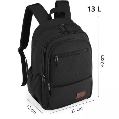 Mokyklinė juoda kuprinė Class