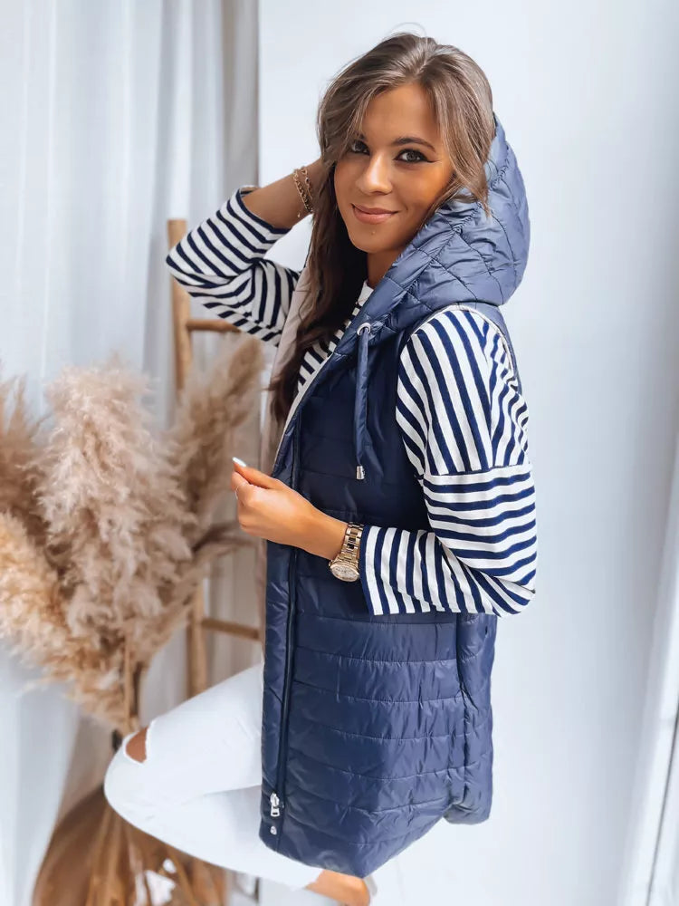 Mėlyna dvipusė liemenė Melani