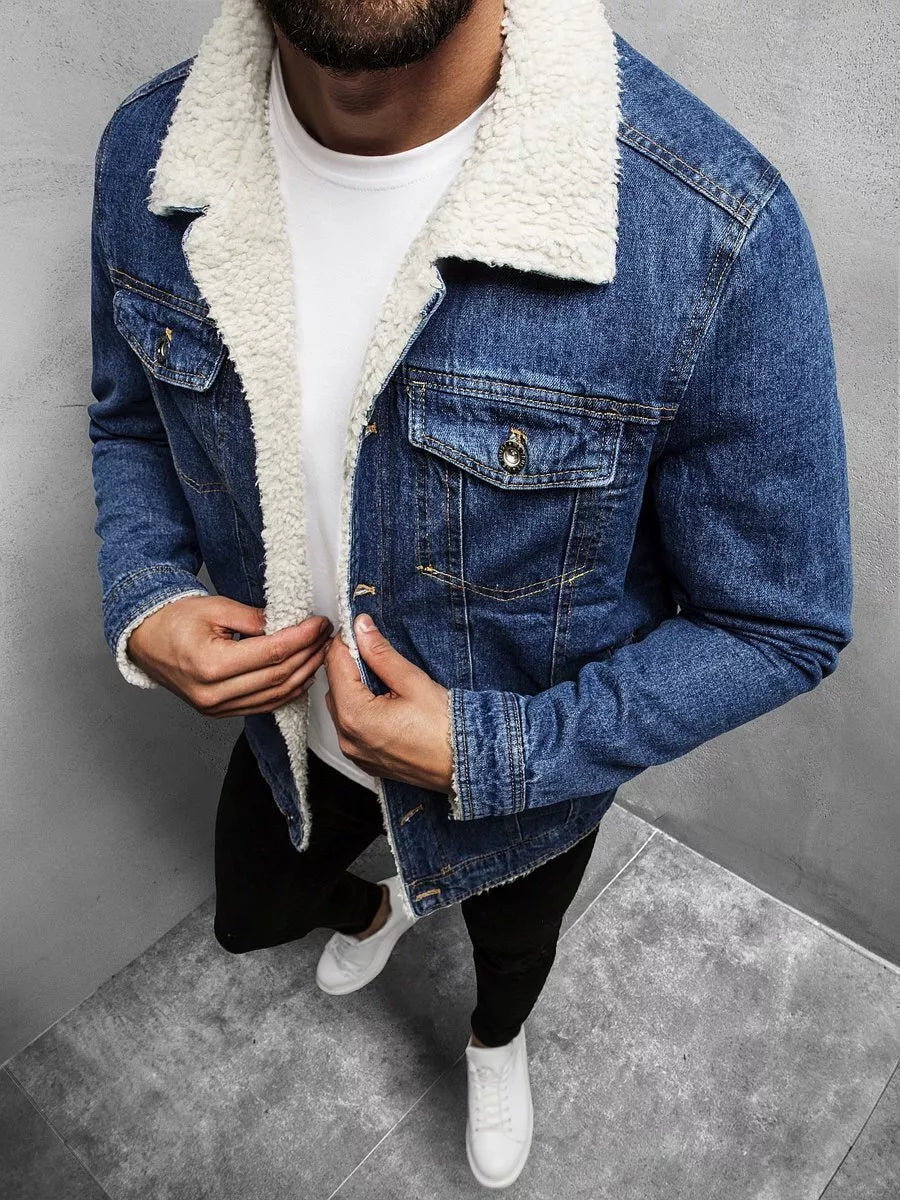 Mėlynos spalvos džinsinė striukė Besok