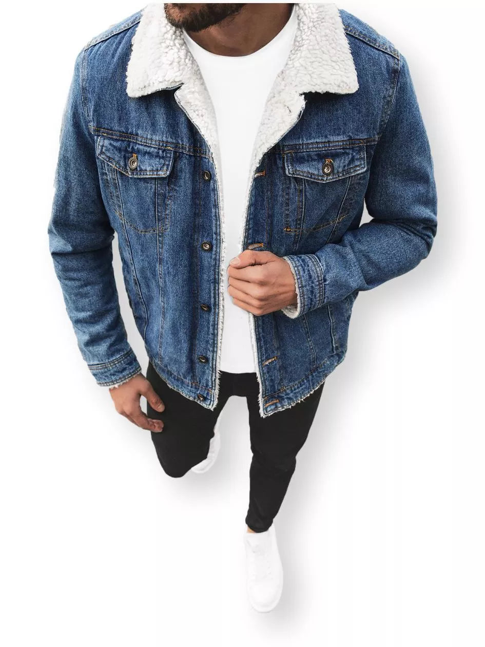 Mėlynos spalvos džinsinė striukė Besok