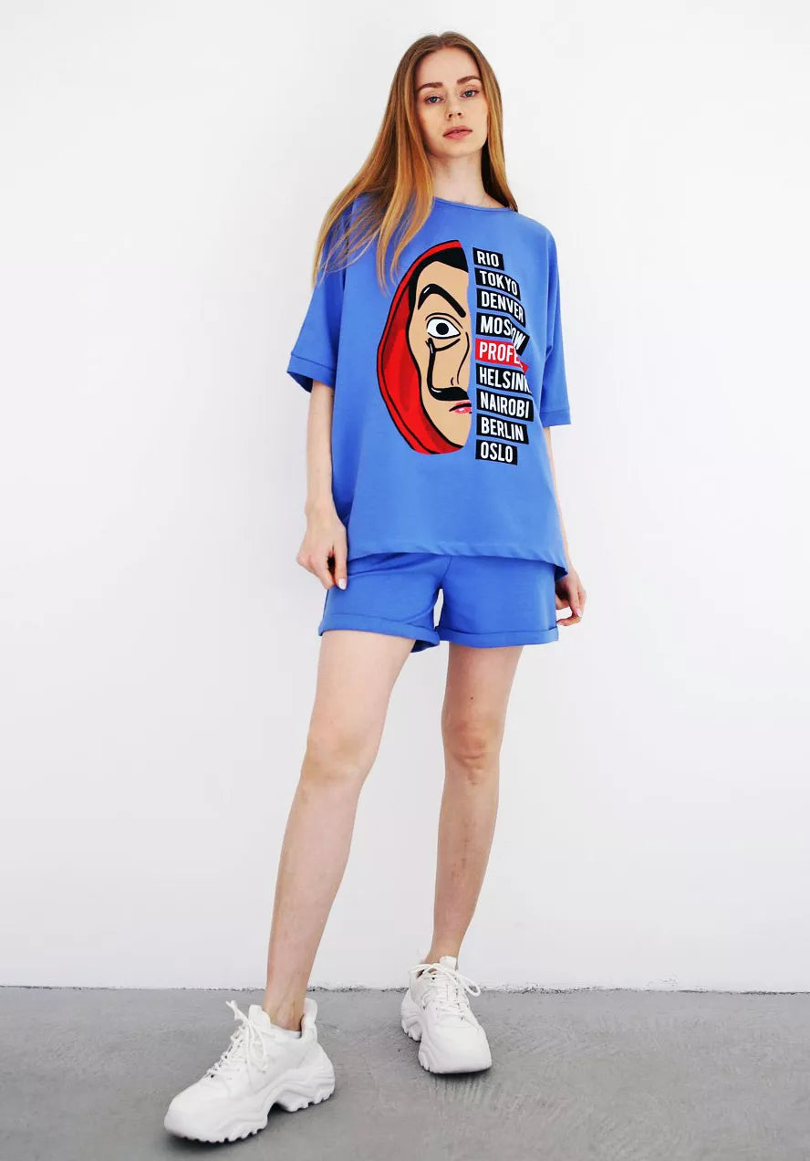 Mėlynas moteriškas komplektas Vendetta