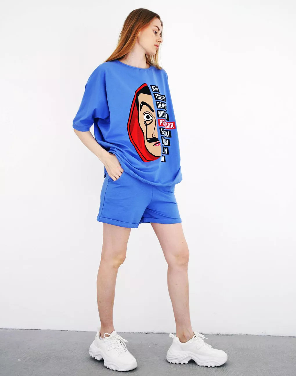 Mėlynas moteriškas komplektas Vendetta