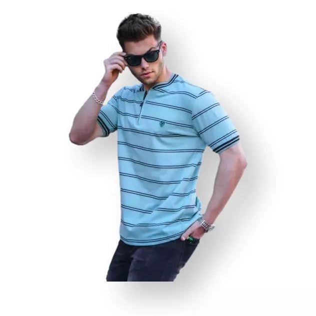 Mėlyni vyriški marškinėliai Anomi